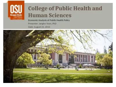 College of Public Health and Human Sciences