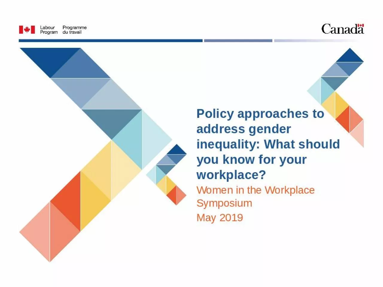 PPT-Policy approaches to address gender inequality: What should you know for your workplace?