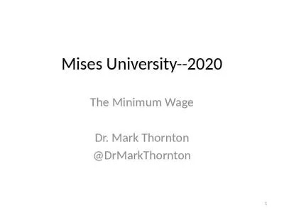 Mises University--2020