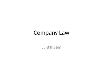 Company Law