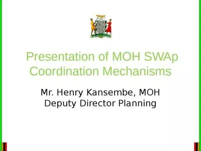 Presentation of MOH SWAp Coordination Mechanisms