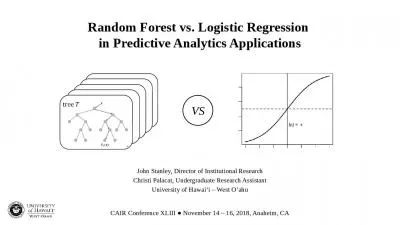 Random Forest vs. Logistic Regression  in Predictive Analytics Applications