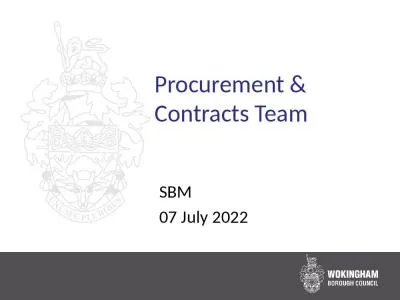 Procurement & Contracts Team