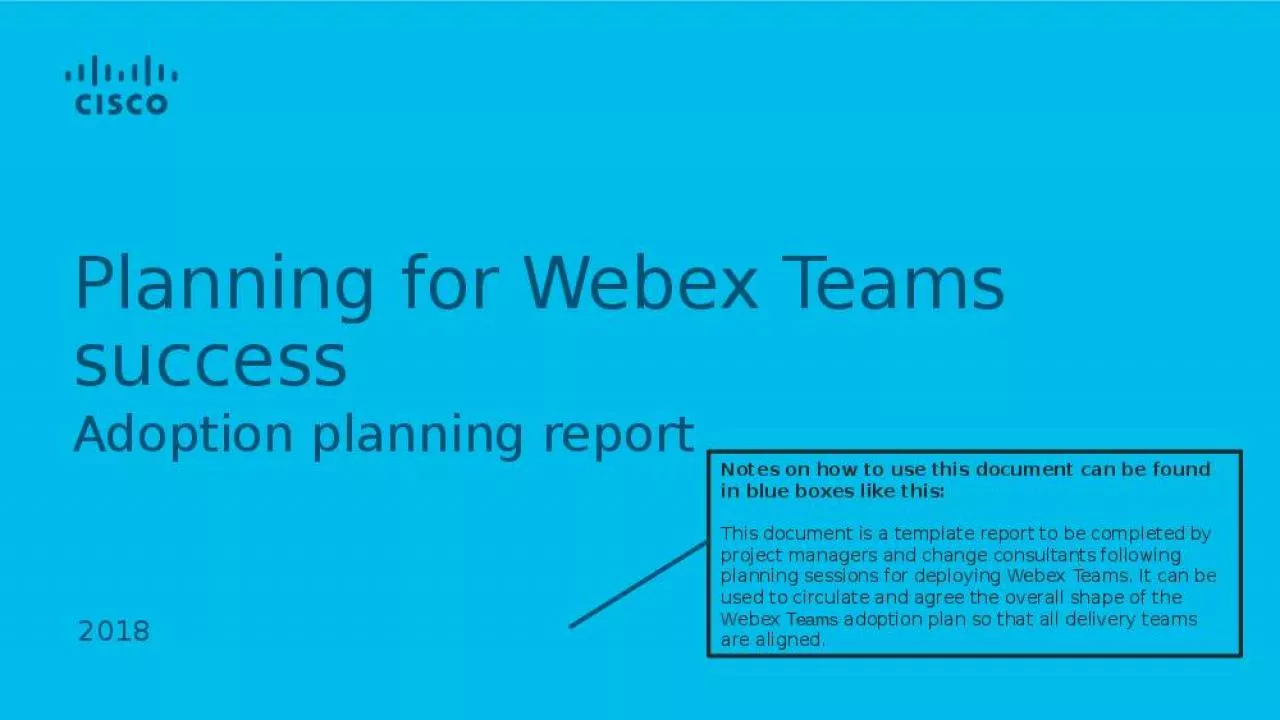 PPT-Planning for Webex Teams success