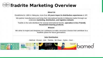 Tradrite Marketing Overview