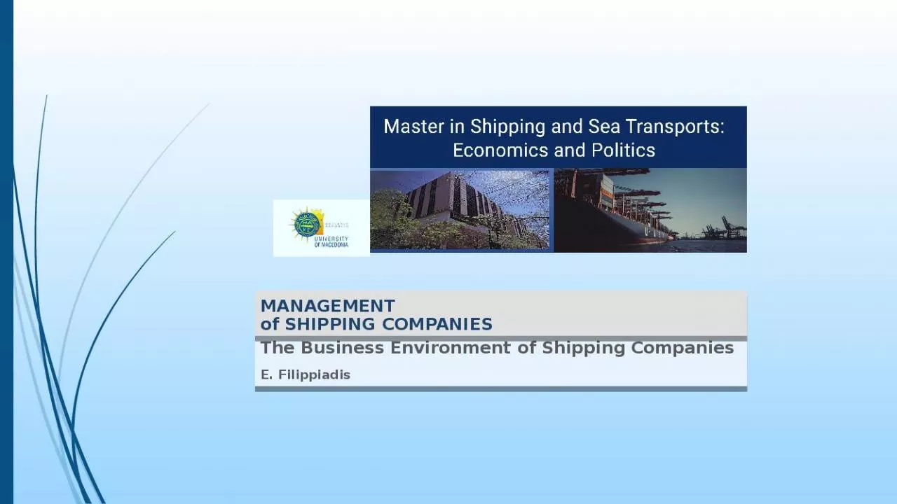 PPT-MANAGEMENT of SHIPPING COMPANIES