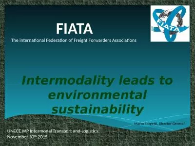 FIATA The international Federation of Freight Forwarders Associations