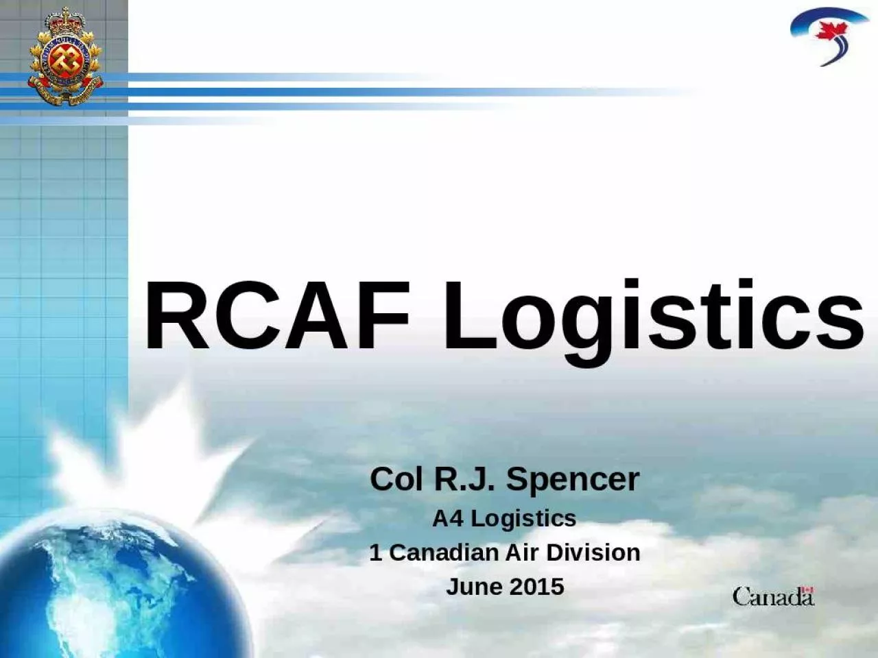 PPT-RCAF Logistics