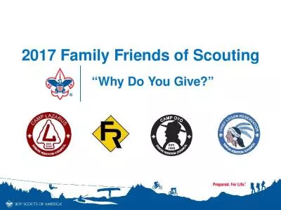 2017 Family Friends of Scouting