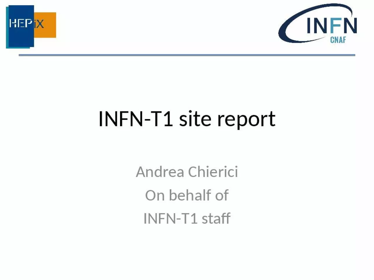 PPT-INFN-T1 site report