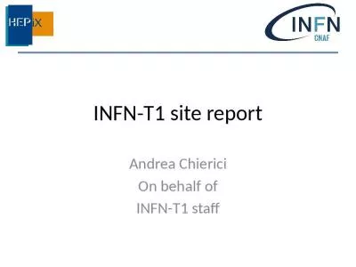 INFN-T1 site report