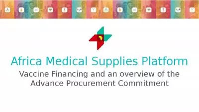 Africa Medical Supplies Platform