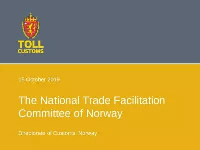 Legal basis for the Norwegian NCTF