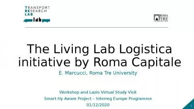 The Living Lab Logistica initiative by Roma Capitale