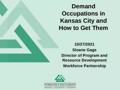 Demand Occupations in Kansas City and How to Get Them