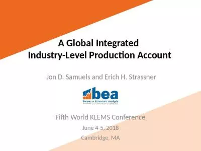 A Global Integrated  Industry-Level Production Account