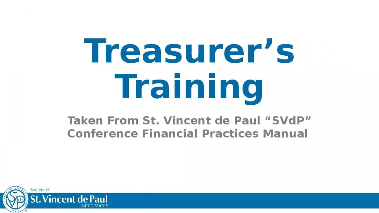 PPT-Treasurer s Training