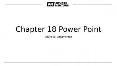 Chapter 18 Power Point