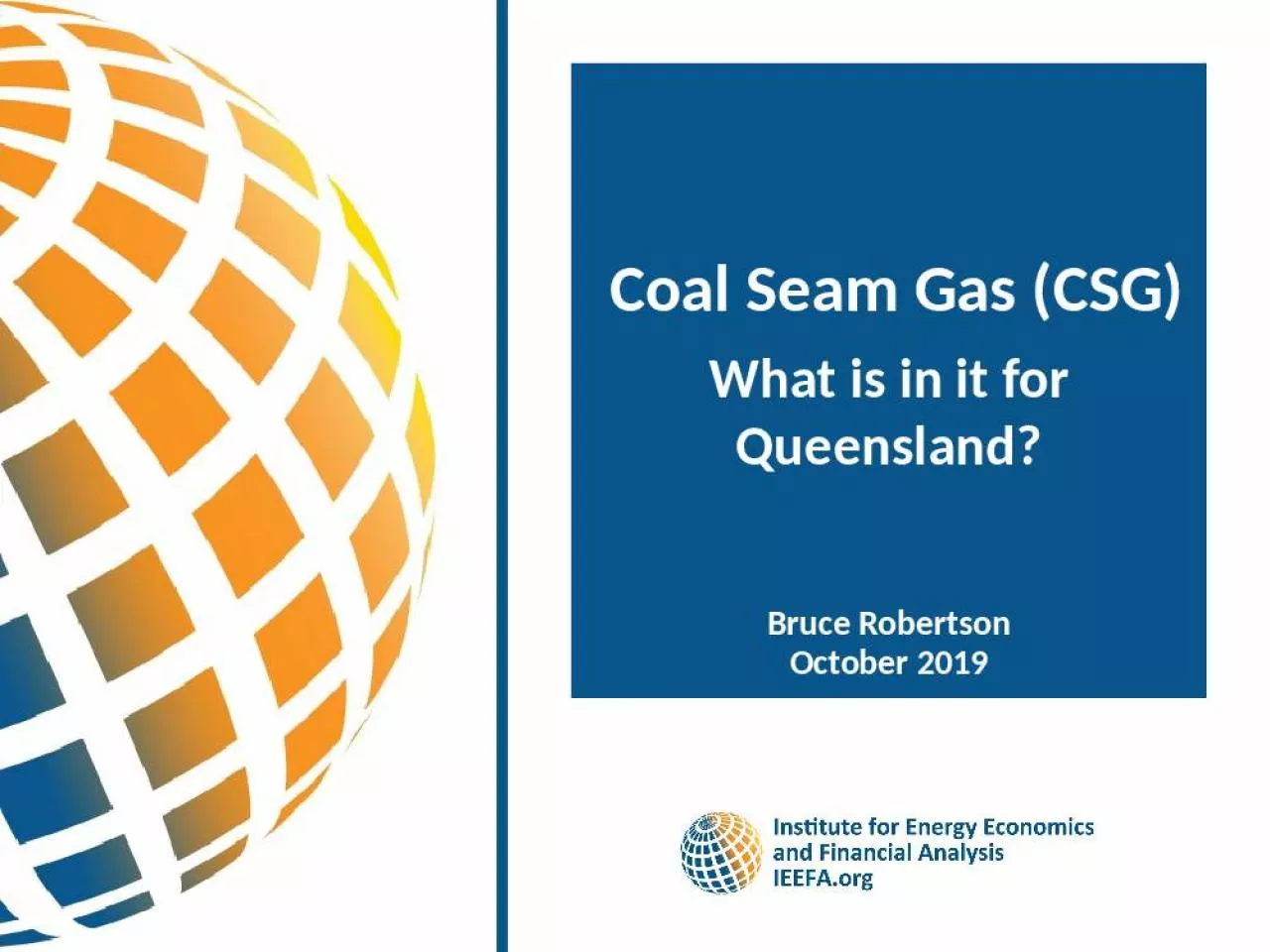 PPT-Coal Seam Gas (CSG)