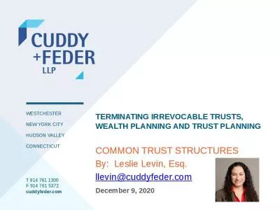 TERMINATING IRREVOCABLE TRUSTS, WEALTH PLANNING AND TRUST PLANNING