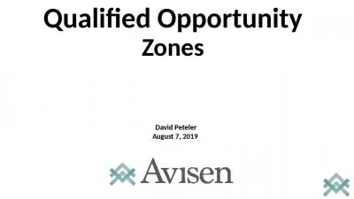 Qualified Opportunity Zones