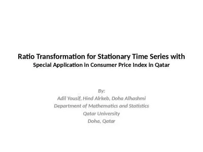 Ratio Transformation for Stationary Time Series with Special Application in Consumer Price