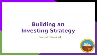 Building an Investing Strategy