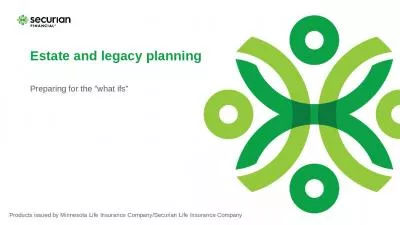 Estate and legacy planning