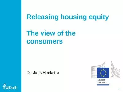 Releasing housing equity The view of the consumers