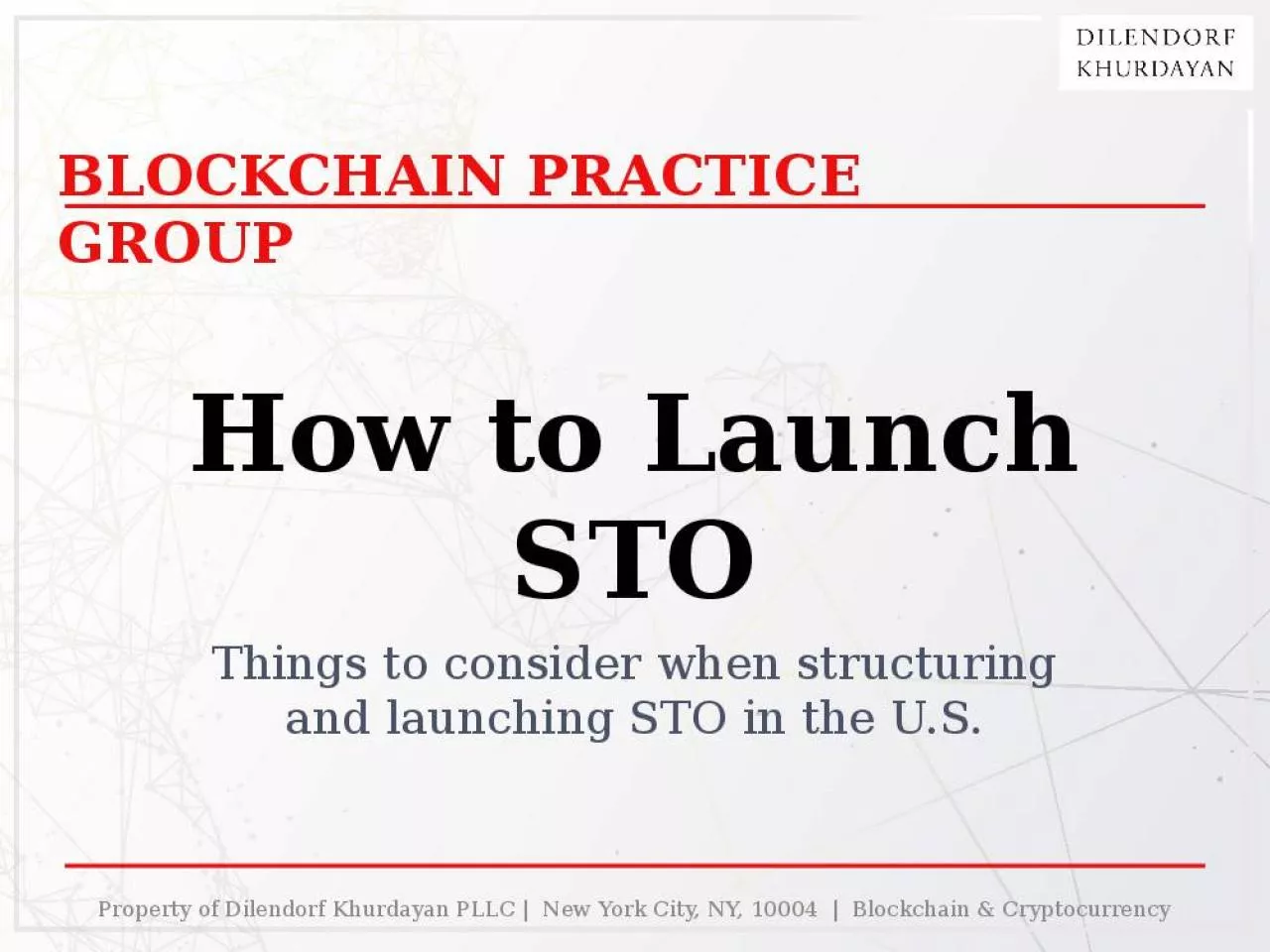 PPT-How to Launch STO