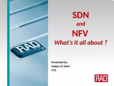 SDN and NFV  What s it all about ?