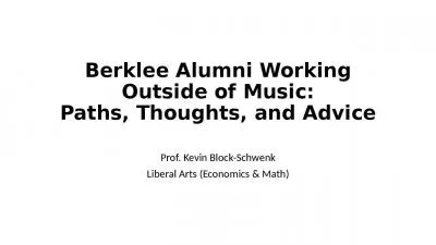 Berklee Alumni Working Outside of Music: Paths, Thoughts, and Advice