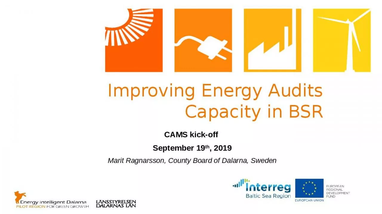 PPT-Improving Energy Audits Capacity in BSR