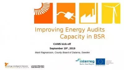 Improving Energy Audits Capacity in BSR