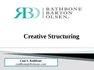 Creative Structuring