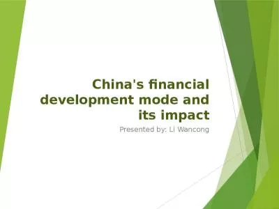 China's financial development mode and its impact