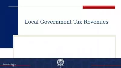 Local Government Tax Revenues