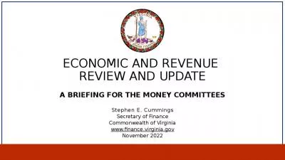 ECONOMIC AND REVENUE  REVIEW AND UPDATE