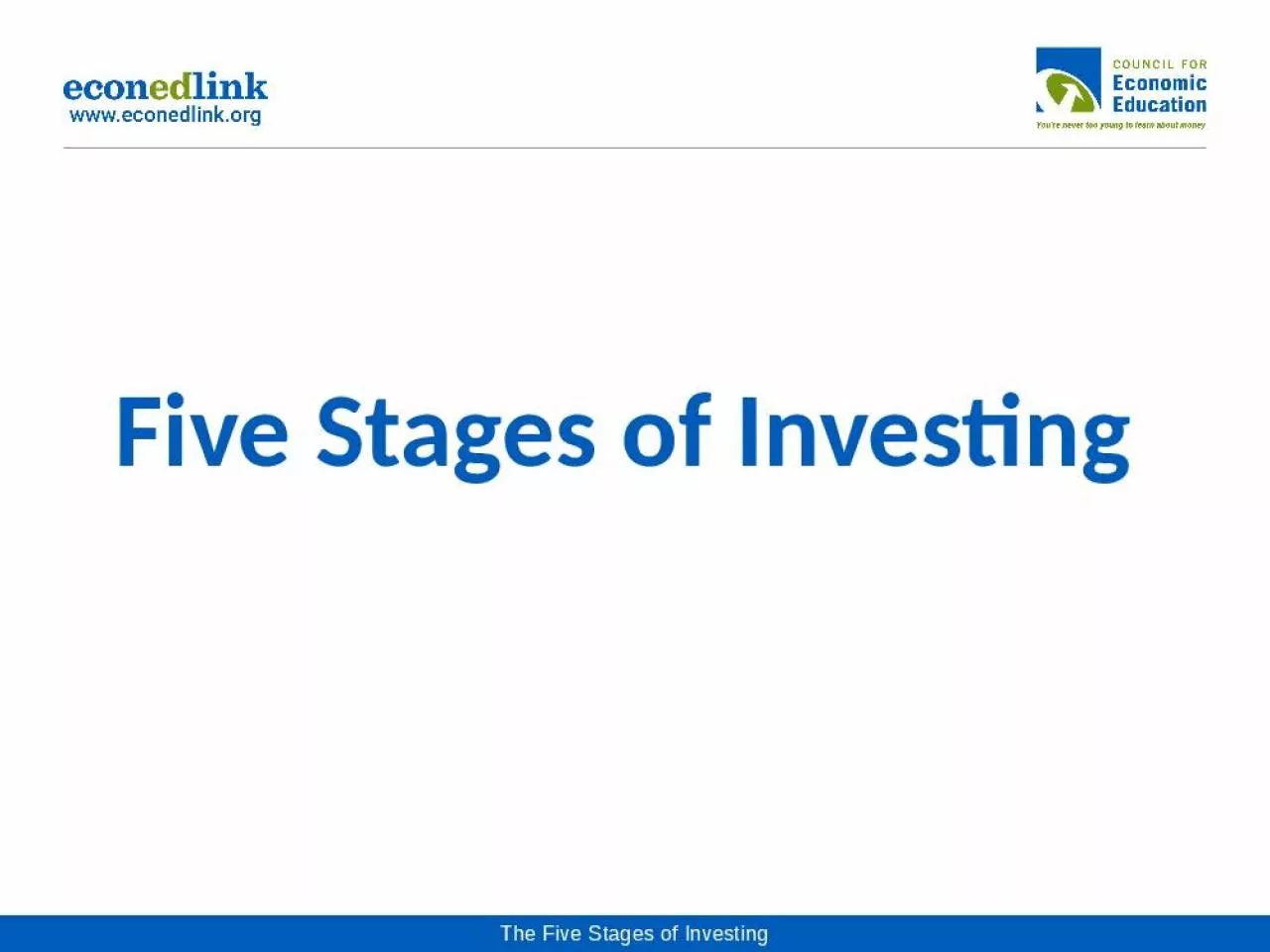 PPT-Five Stages of Investing