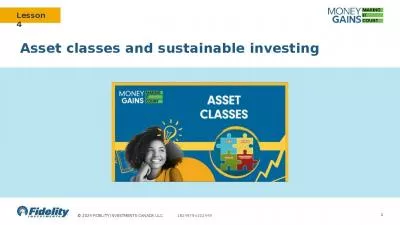 Asset classes and sustainable investing