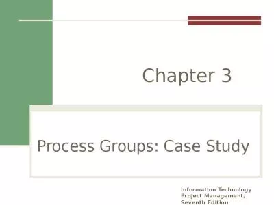 Process Groups: Case Study