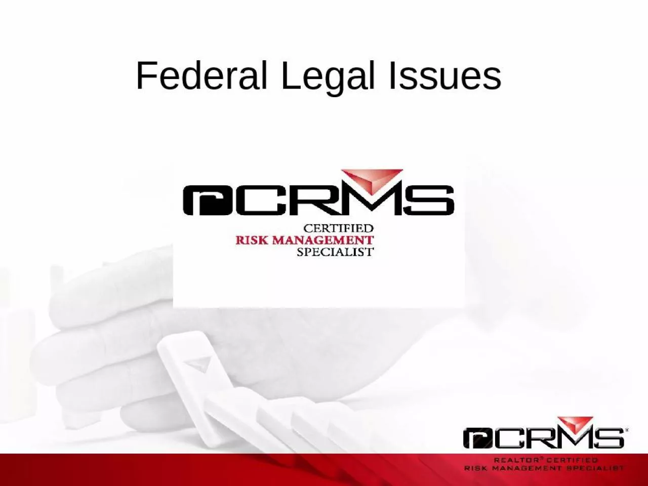 PPT-Federal Legal Issues