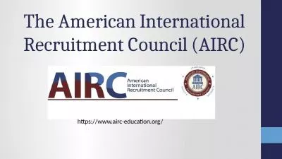 The American International Recruitment Council (AIRC)