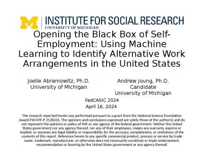 Opening the Black Box of Self-Employment: Using Machine Learning to Identify Alternative Work Arrangements in the United States