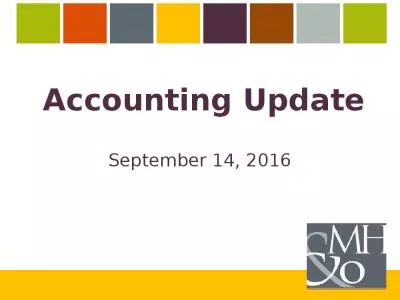 Accounting Update