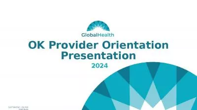 OK Provider Orientation Presentation