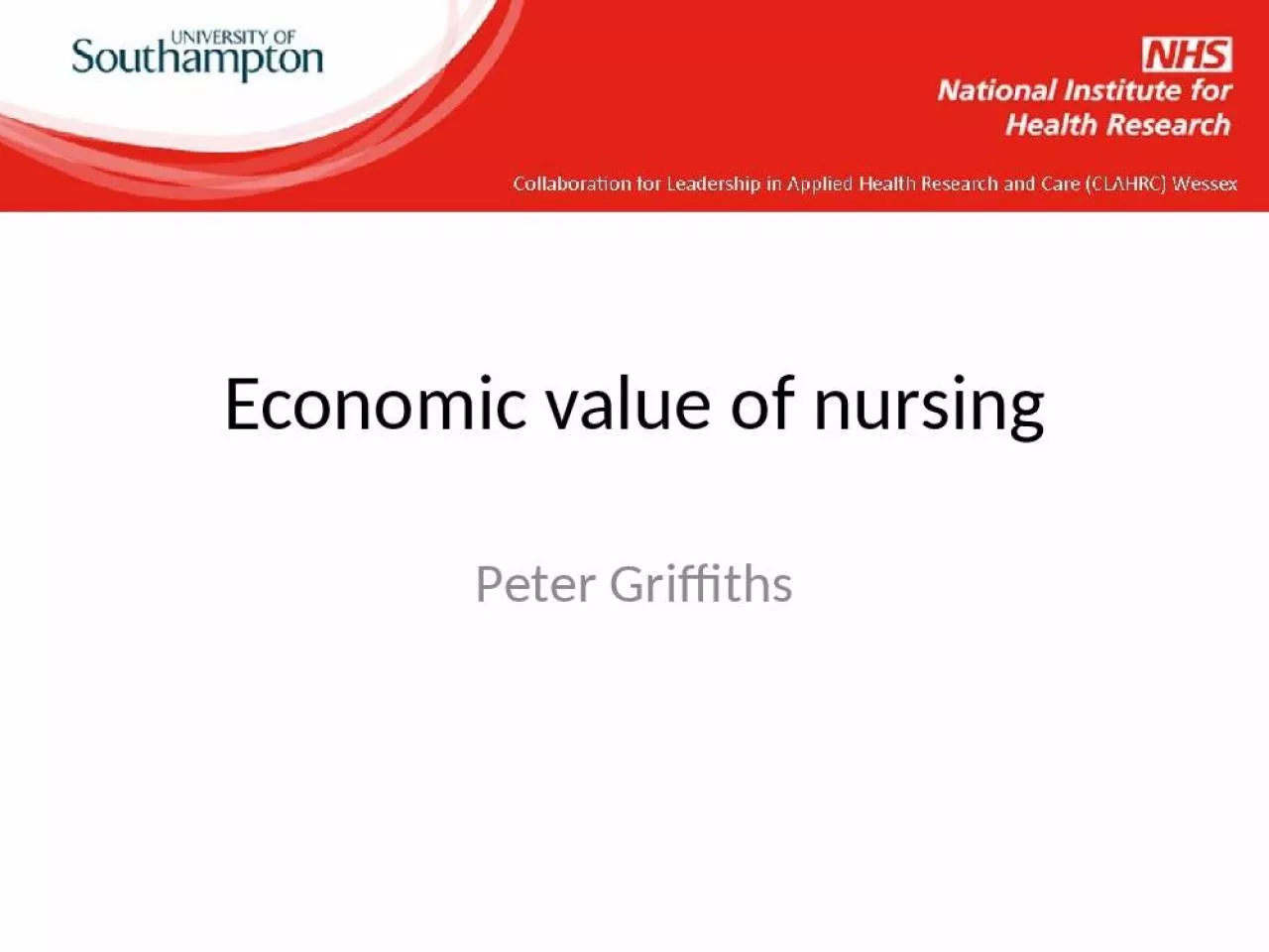 PPT-Economic value of nursing