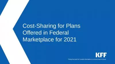 Cost-Sharing for Plans Offered in Federal Marketplace for 2021