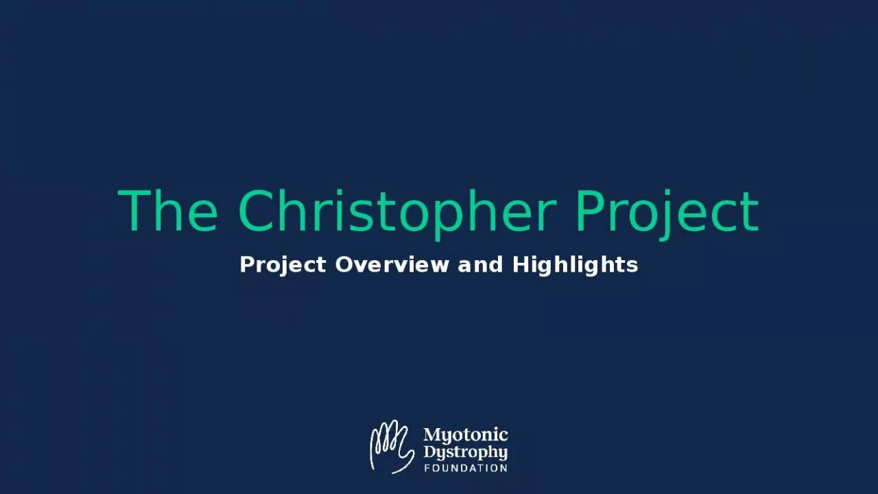 PPT-The Christopher Project