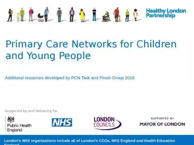 Primary Care Networks for Children and Young People